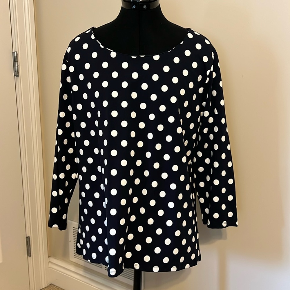 VECCELI ITALY Top 3/4 Length Sleeves